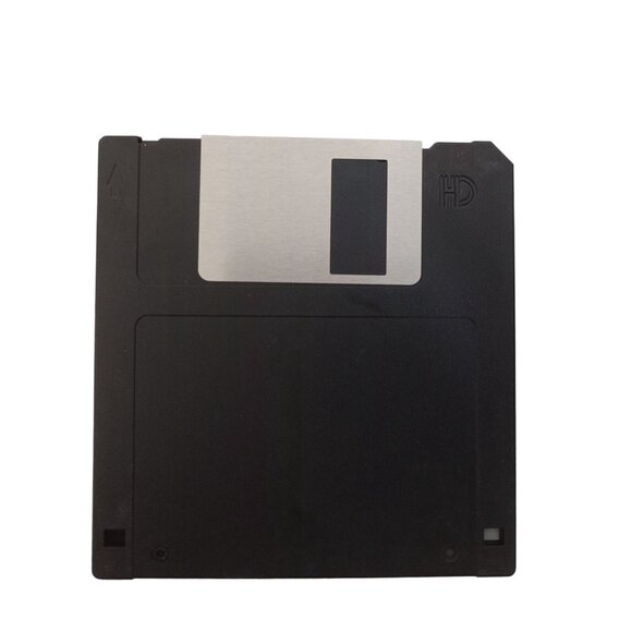 Sony Floppy Disc Black Set Of 5 Desktop Computer Flat Thin - Picture 2 of 4